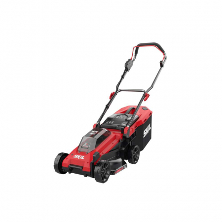 Masini si tractorase de tuns gazonul - Masina de tuns iarba, SKIL 0130 CA, 34cm, Brushless, doar corpul
