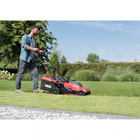Masina de tuns iarba, SKIL 0140 BA, 43cm, Brushless, cu acumulatori si incarcator [12]