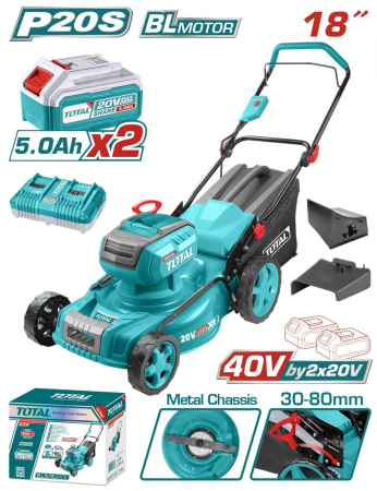 Masini si tractorase de tuns gazonul - MASINA TUNS IARBA - 40V ( INCLUDE ACUMULATOR SI INCARCATOR )