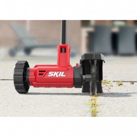 Perie electrica pentru buruieni SKIL 0660 AA, viteza 1500 rpm, 93-126 cm, 1x Accu, incarcator si perie de metal [2]