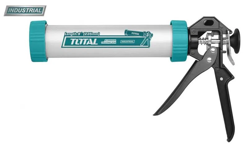 Capsatoare , multifuncionale si pistoale silicon - Pistol pentru silicon - 9"" - tub si maner aluminiu ranforsat (INDUSTRIAL)"