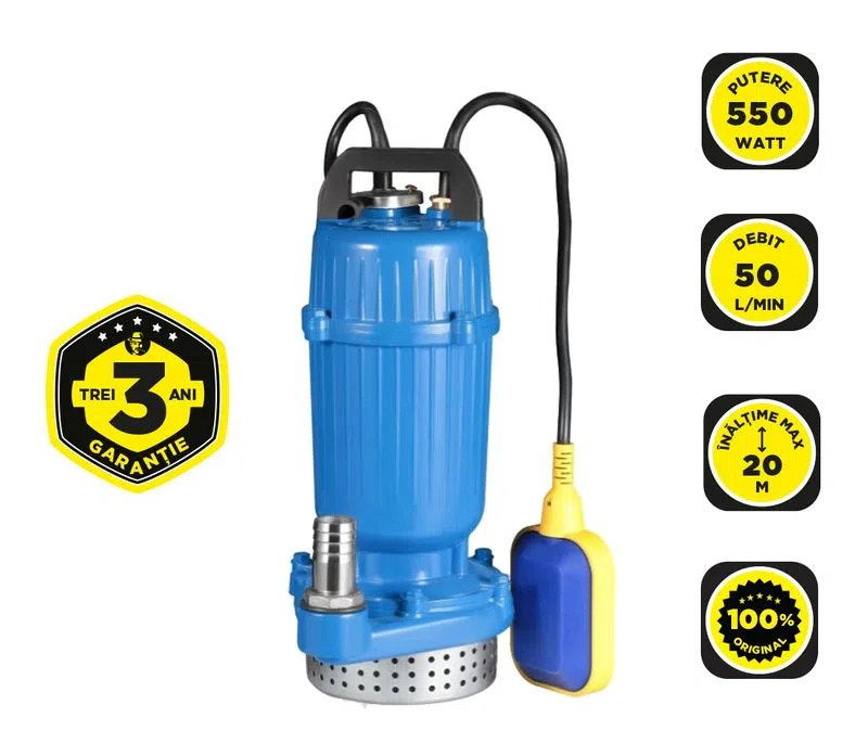 Pompe apa - POMPĂ SUBMERSIBILĂ - APĂ CURATĂ - QDX-20-F