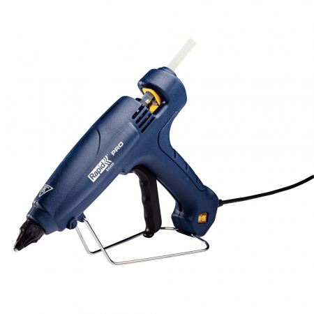 Aparate de sudat si lipit - Rapid 5000326, Pistol profesional GlueGun PRO EG320, albastru, max 120W, debit 1000g/h, 195°C, functional cu batoane de 12 mm
