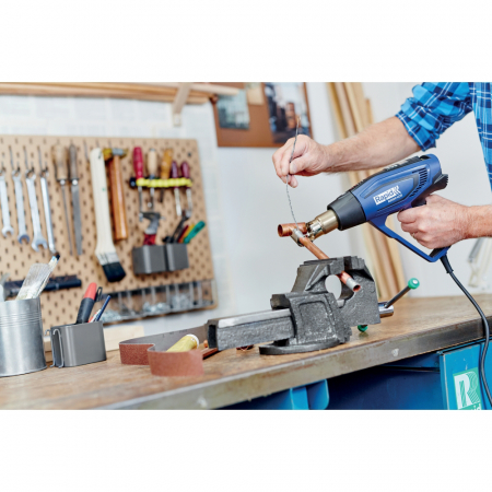 Rapid 5001448, Pistol cu aer cald R2200-LCD, 2200 W, debit 250-500 l/min [3]