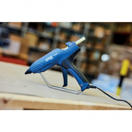 Rapid 5001490, Pistol profesional GlueGun PRO EG313, albastru, max 100W, debit 900g/h, 195°C, functional cu batoane de 12 mm [9]