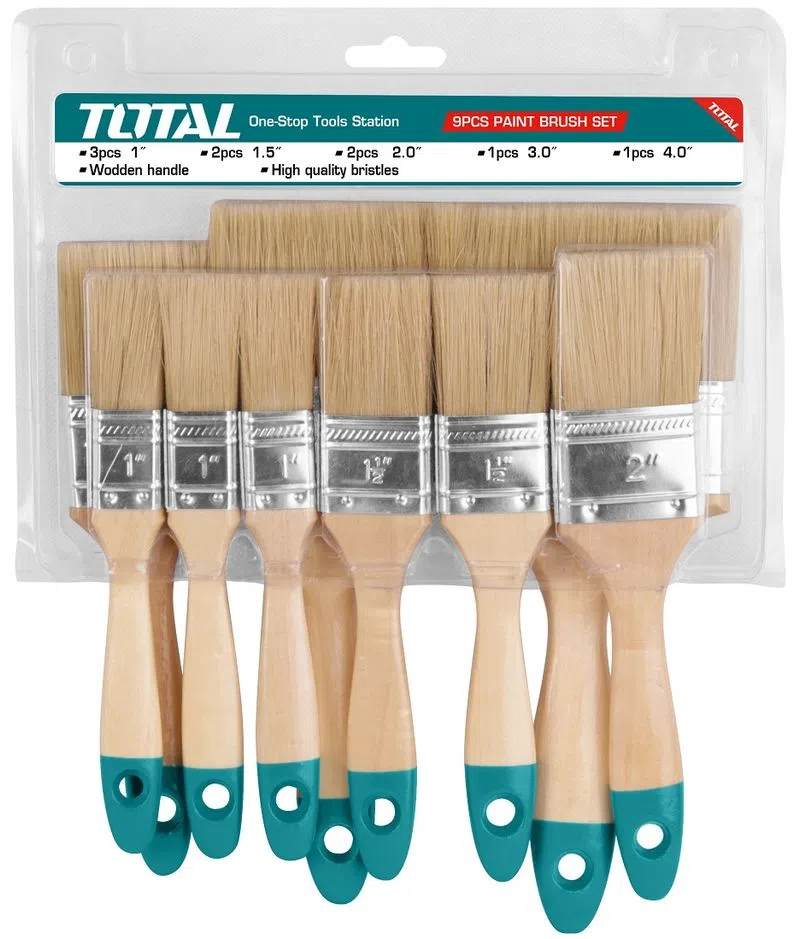 Scule de mana - Set 9 pensule pentru vopsit