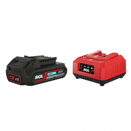 Accesorii scule electrice - Set incarcator si acumulator SKIL BC1E3111AA, 20V Max“ (18 V) 4.0Ah „Keep Cool“ Li-Ion