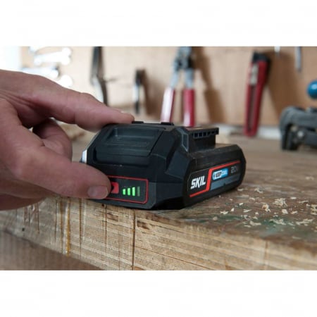 SKIL 3070 HC Masina de gaurit cu percutie 0-480/0-1800 rpm, Brushless, 2x Accu, incarcator si geanta [6]