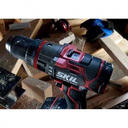 SKIL 3070 HC Masina de gaurit cu percutie 0-480/0-1800 rpm, Brushless, 2x Accu, incarcator si geanta [4]