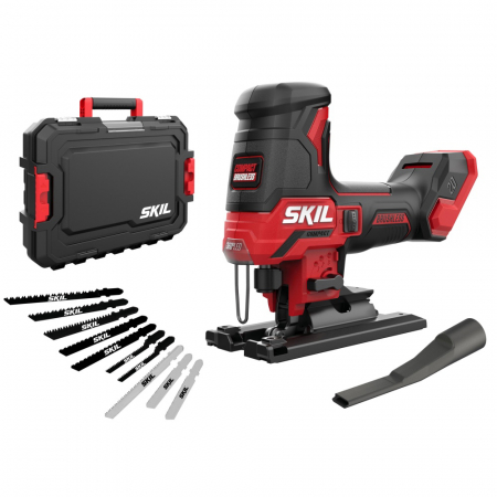 Fierastraie si circulare electrice - SKIL 3440 JA Pendular cu acumulator, compact Brushless, viteza panza 800-3500 /min, cu accesorii si geanta de transport, doar corpul