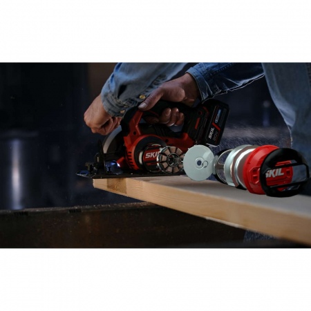 SKIL 3550 DA Circular de mana, Brushless, 5400rpm, 165mm, cu aumulator, geanta si incarcator [8]