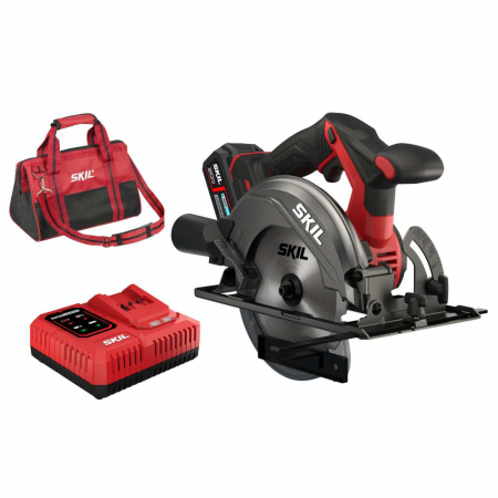 Fierastraie si circulare electrice - SKIL 3550 DA Circular de mana, Brushless, 5400rpm, 165mm, cu aumulator, geanta si incarcator