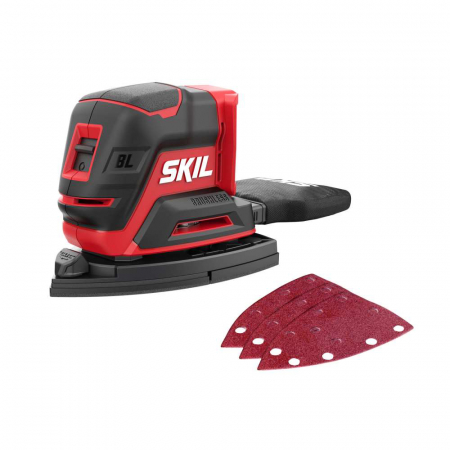 Masini de slefuit si rindeluit - SKIL 3720 CA Slefuitor multifunctional Brushless, 10.500 rpm, 3x foi de slefuire, doar corpul