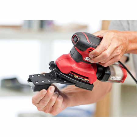 SKIL 7261 AA Slefuitor cu zgomot şi vibraţii reduse, 15x foi de slefuire si 3x accesorii speciale de slefuire [6]