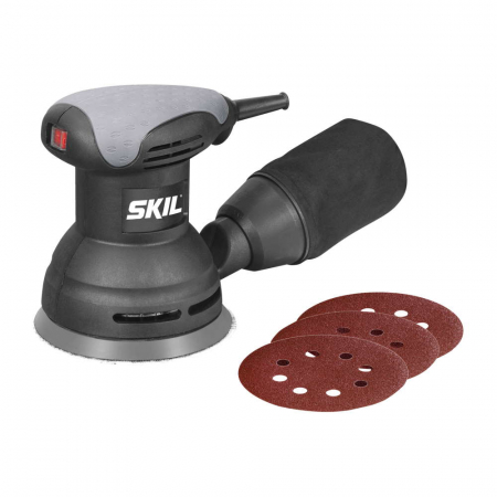 Masini de slefuit si rindeluit - SKIL 7420 AA Slefuitor cu excentric, 280W, 25.000pm, sac praf, 3 foi incluse, disc 125mm