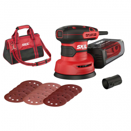 Masini de slefuit si rindeluit - SKIL 7471 DA Slefuitor cu zgomot şi vibraţii reduse, 300W, 14000-26000 rpm, cu geanta de transport si accesorii