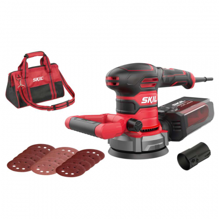 Masini de slefuit si rindeluit - SKIL 7480 DA Slefuitor cu zgomot şi vibraţii reduse, 300W, 14000-26000 rpm, cu geanta de transport si accesorii