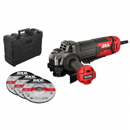 Polizoare unghiulare - SKIL 9131 GA Polizor unghiular, 720W, 12.000rpm, 125mm, cu geanta de transport si 3x discuri de polizare