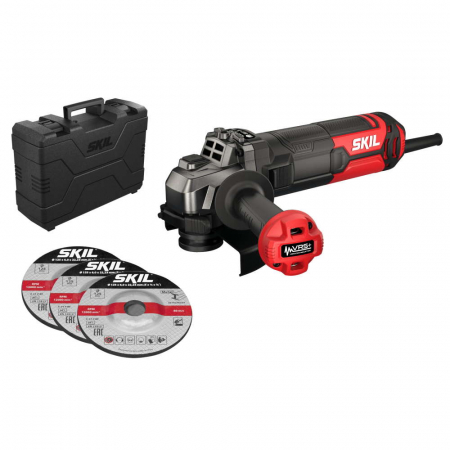 Polizoare unghiulare - SKIL 9151 GB Polizor unghiular, 1010W, 12.000rpm, 125mm, plus 3 discuri si geanta