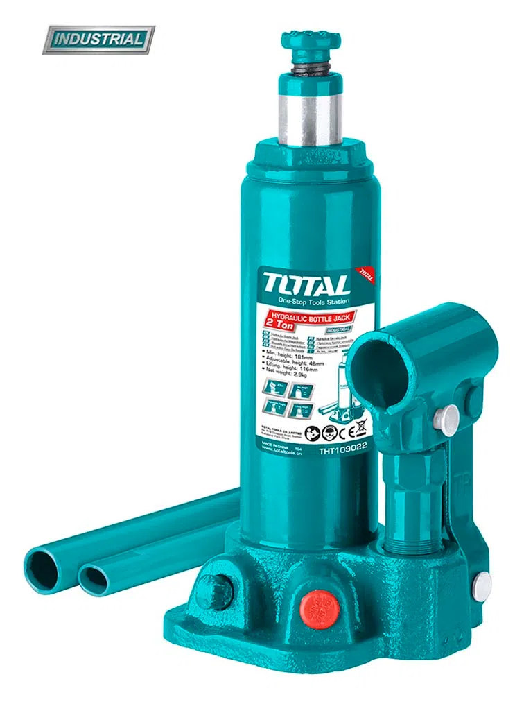 Echipamente atelier - TOTAL - Cric hidraulic auto - butelie - 2T (INDUSTRIAL)