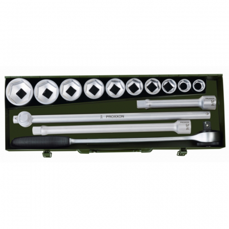Chei si truse chei - Trusa chei tubulare 3/4" pentru camioane, Proxxon 23300, 14 piese