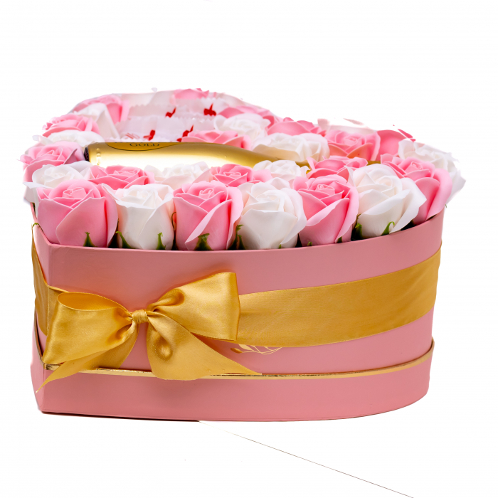 Aranjament Floral Bottega Pink, 30cm [3]