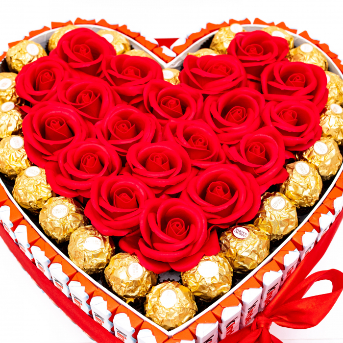 Aranjament Floral Kinder Ferrero Love, 30cm [3]