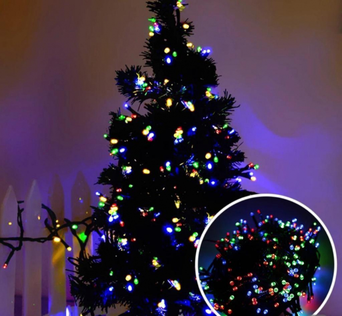 Instalatie luminoasa Craciun - 360 LED, 25M, multicolore [2]