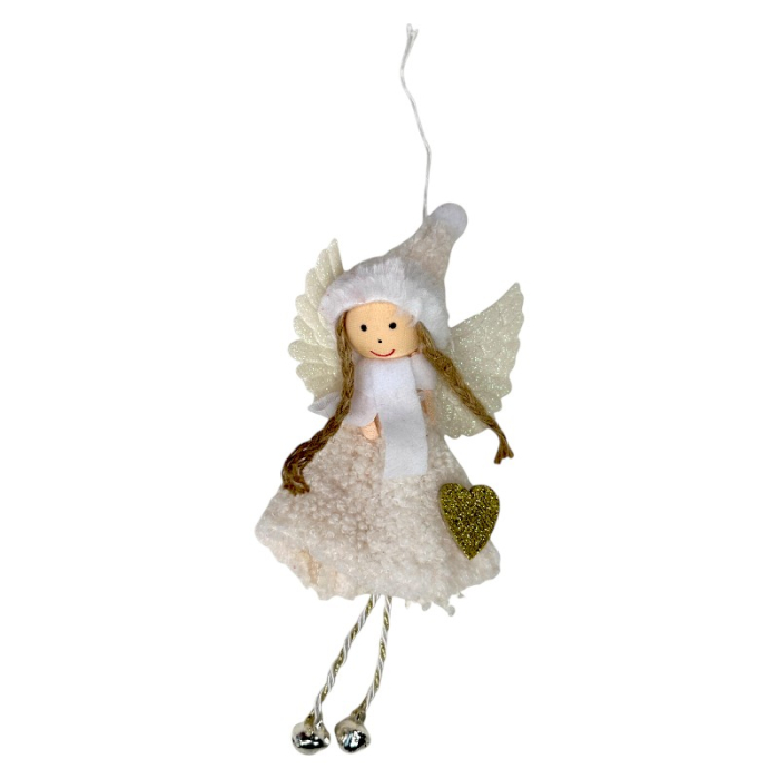 Ornament pentru brad, Ingeras Alb, 17cm [2]