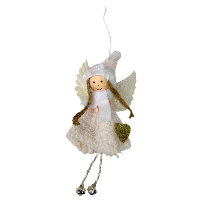 Ornament pentru brad, Ingeras Alb, 17cm [1]