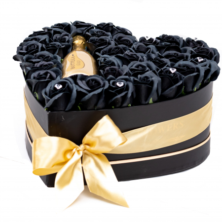 Aranjament Floral Bottega Black, 30cm [1]