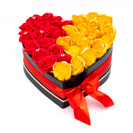 Aranjament Floral Red Golden, 26cm [0]