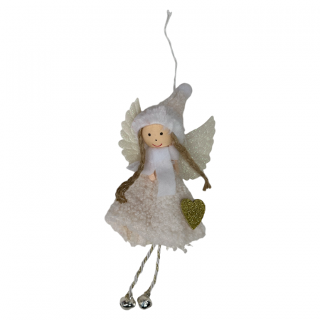 Ornament pentru brad, Ingeras Alb, 17cm [1]