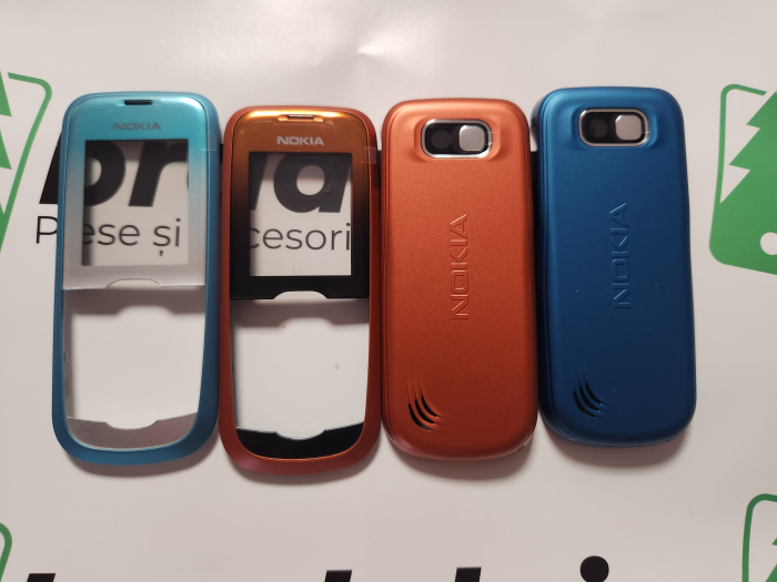 Carcasa Compatibila pentru Nokia 2600c portocalie – Kit Complet [1]