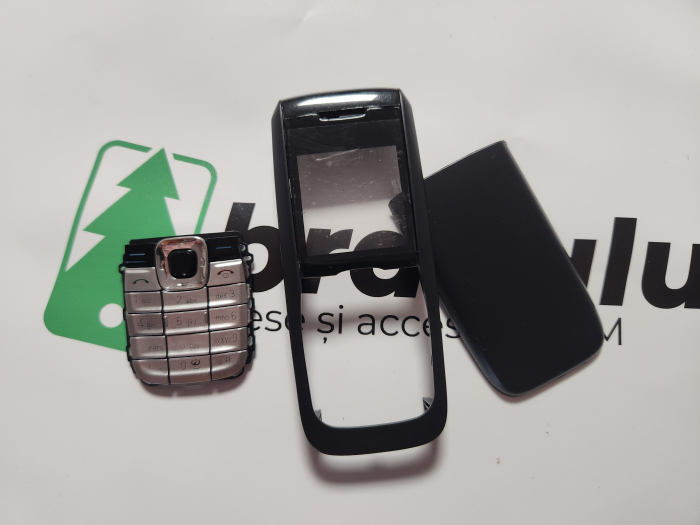 Carcasa Compatibila pentru Nokia 2610 neagra – Kit Complet Fara Logo [1]