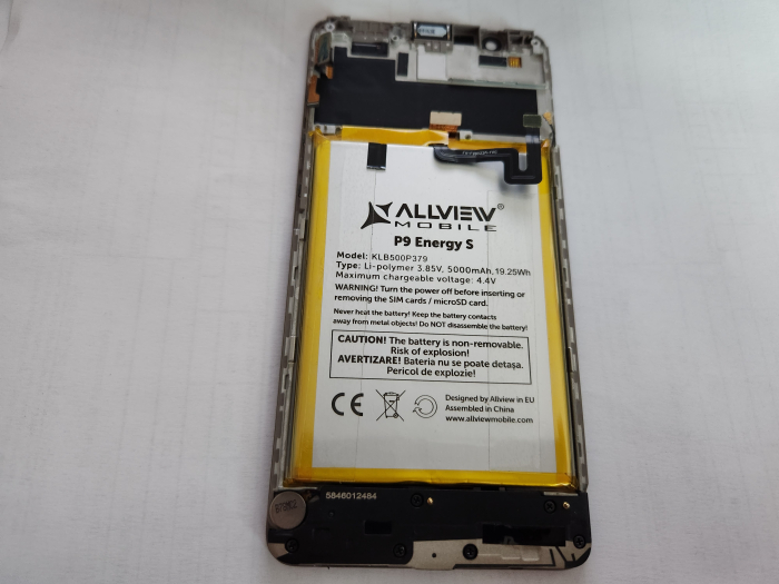 Display Allview P9 Energy S complet + placa de baza si baterie [2]