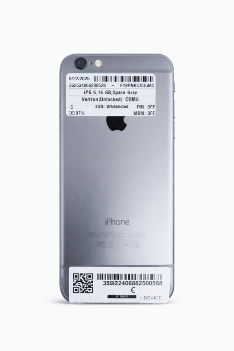 Telefon iPhone 6 reconditionat 16GB Space Grey decodat baterie 97% [2]