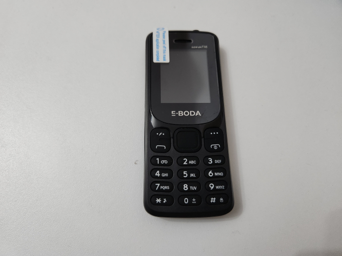 Telefon mobil E-BODA Speak T118 negru nou fara cutie [1]