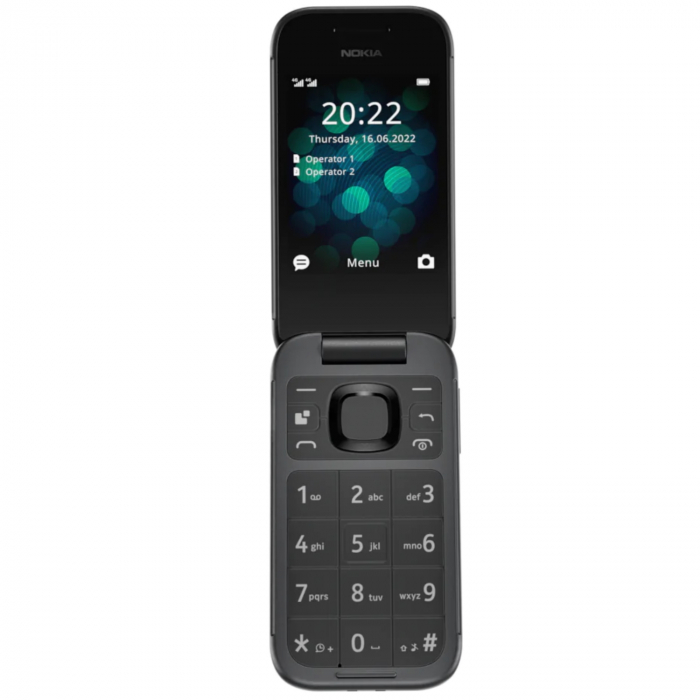 Telefon Mobil Dual SIM Nokia 2660 Flip, 4G, Black [1]