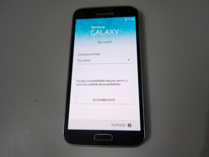 Telefon mobil Samsung Galaxy S5 G901F folosit auriu [1]