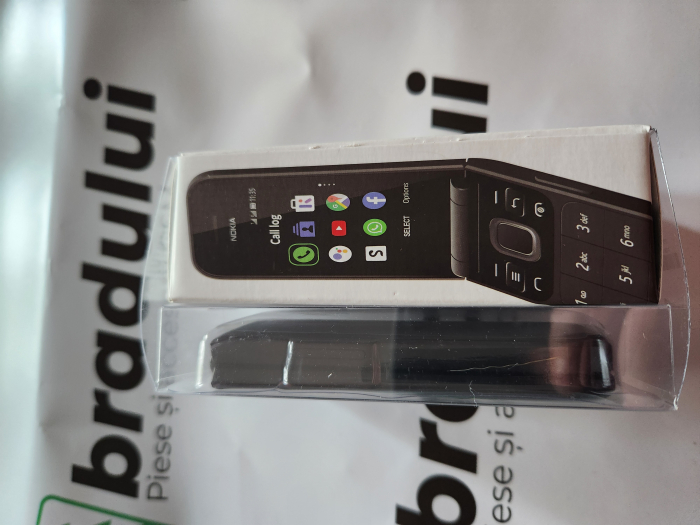 Telefon mobil Nokia 2720 Flip Dual SIM TA-1170 2G + Card 8GB CADOU – Versiune rara pentru Asia, fara KaiOS [2]