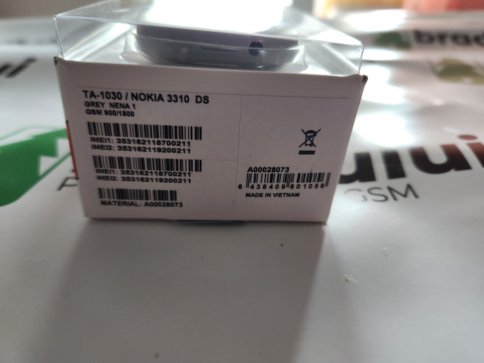 Telefon Nokia 3310 Dual SIM TA-1030 Albastru – Clasic, Fiabil, Nou [2]