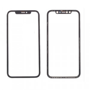 Iphone - Geam Sticla + OCA Iphone X,Xs negru