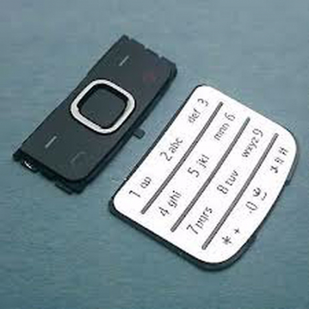 Carcasa telefon - Tastatura Nokia 6700 classic argintie originala