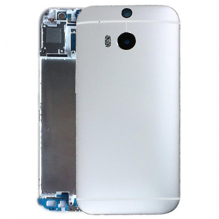 Capac - Capac baterie Htc One M8 argintiu