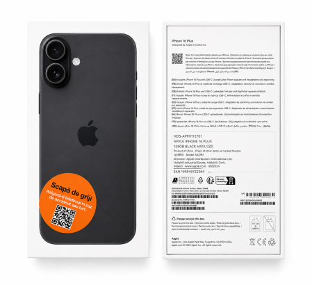 Cutii telefoane - Cutie goala pentru iPhone 16 plus originala