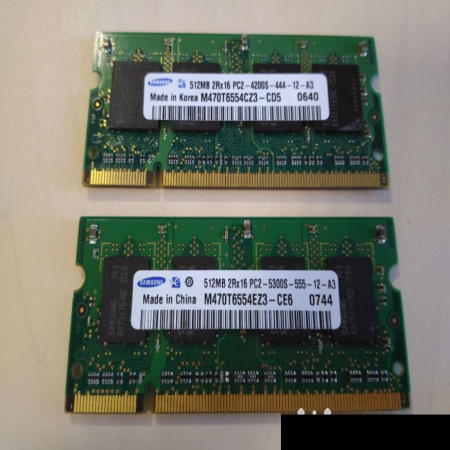 Samsung - Memorie RAM Laptop Samsung 1GB