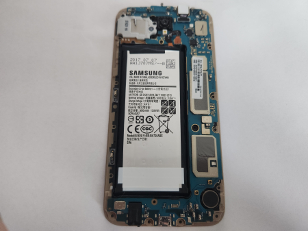 Piese telefoane si tablete - Placa de baza Samsung Galaxy J7 J730 2017 cu acumulator flex incarcare