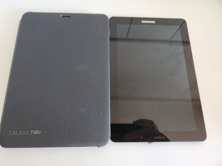 Tablete - Tableta Samsung Galaxy TAB 7.7 wifi + 3g argintiu defecta
