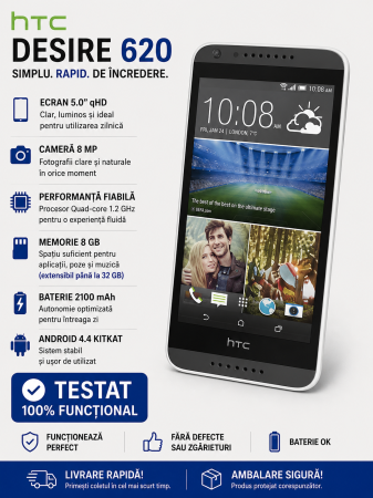 Telefoane Htc - Telefon HTC Desire 620 0pe6400 folosit